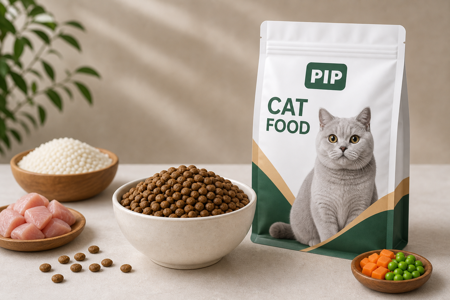 Cat food product display